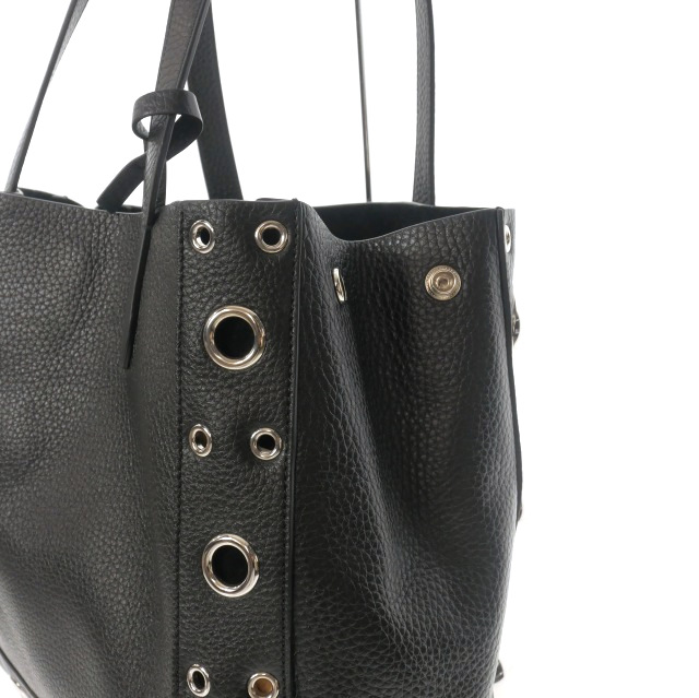 【中古】ヴァレンティノ ガラヴァーニ VALENTINO GARAVANI NELLCOTE ネルコート レザートートバッグ 鞄 ブラック 黒_5