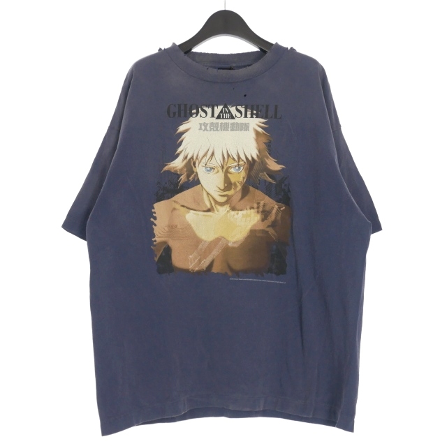 【中古】未使用品 セントマイケル SAINTMICHAEL 25SS 攻殻機動隊 GS_SS TEE GST IN THE ST Tシャツ カットソー XL