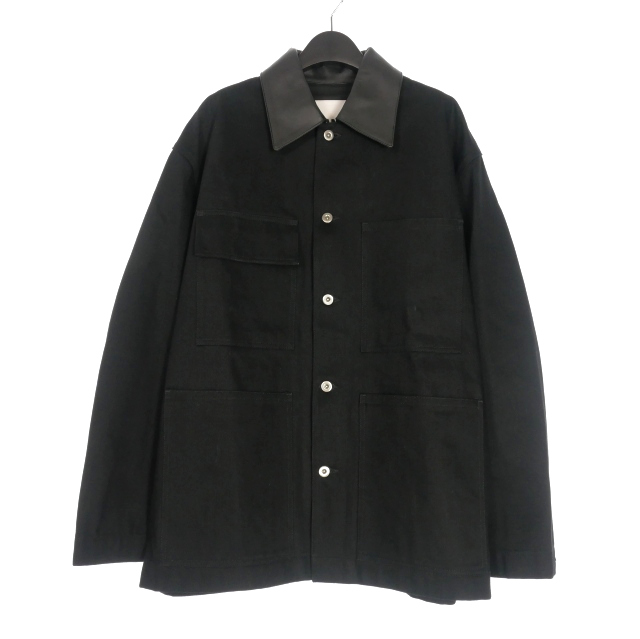 【中古】未使用品 ジルサンダー JIL SANDER 25SS BOXY FIT DENIM CHORE JACKET  カバーオール デニムジャケット 48