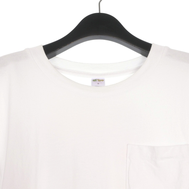 【中古】マッティボーイ Matty Boy 25SS ANTI PROMO Tee NY限定 ポケットTシャツ カットソー 半袖 M ホワイト 白_2