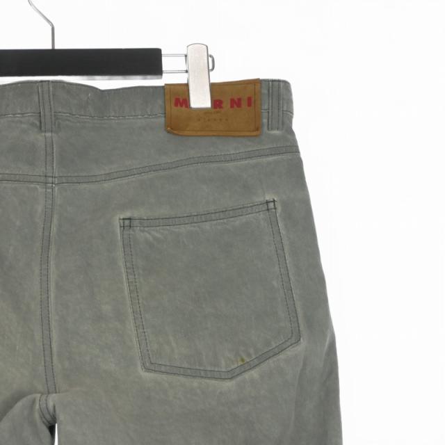【中古】マルニ MARNI 23SS 切替 ワイドジーンズ デニムパンツ 30 グレー PUJU0065A0 国内正規 メンズ_3