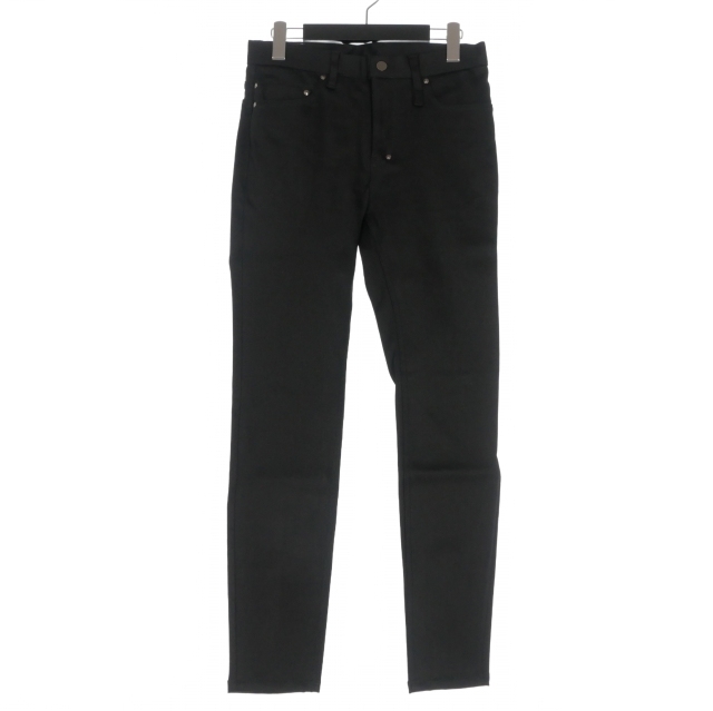 【中古】未使用品 ミシェル 71 MICHAEL 23SS Skinny Denim スキニーデニム テーパードパンツ 2(M) ブラック 黒  MC231P012 メンズ