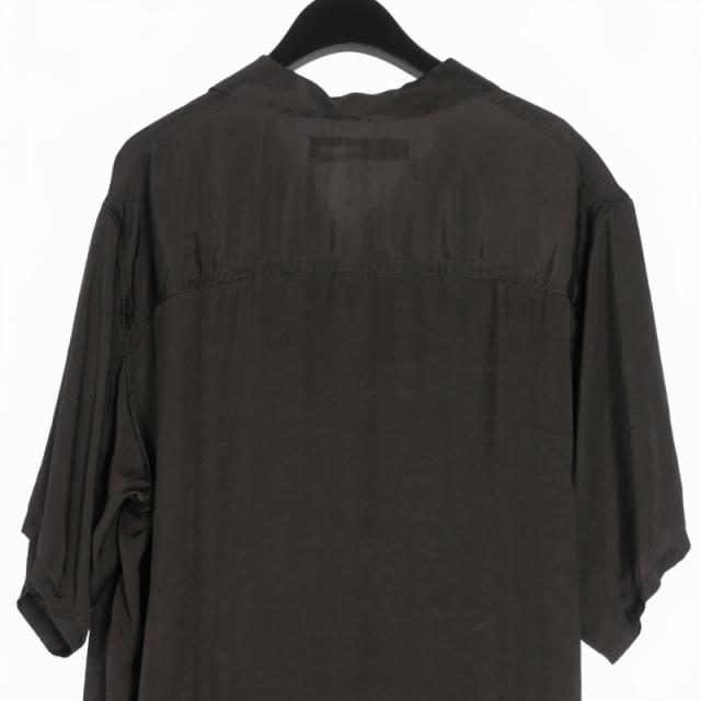 【中古】未使用品 ネイプ NAPE 25SS DECAY TYPE1st HSH オープンカラーシャツ 半袖 1 ブラック 黒 432 メンズ_4
