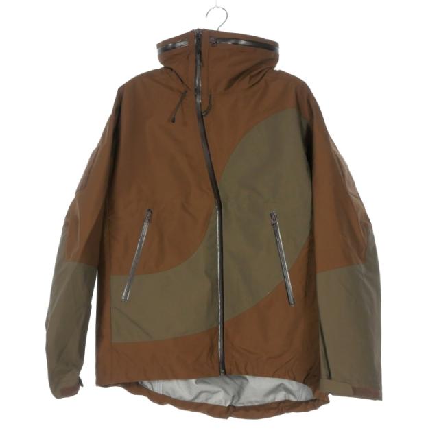 【中古】未使用品 ジエダ Jieda OL 3L SHELL JACKET シェルジャケット マウンテンパーカー 長袖 1 ブラウン 茶 OL-JK01-4W メンズ