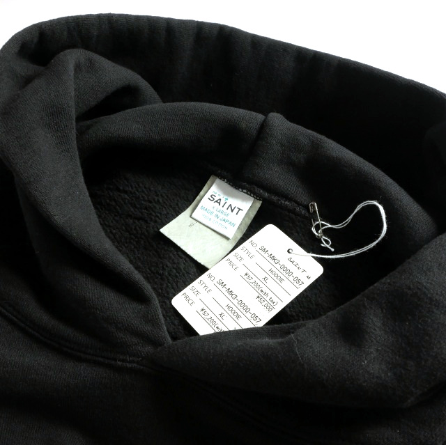 【中古】未使用品 セントマイケル SAINTMICHAEL 26SS HOODIE I LOVE SAINT ロゴプリントパーカー トレーナー XL SM-MK8-0000-057 メンズ_5