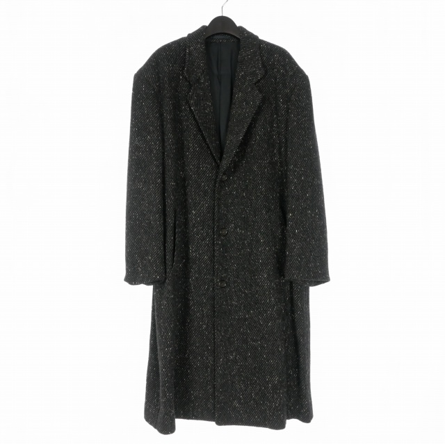 【中古】コムデギャルソンオムプリュス COMME des GARCONS HOMME PLUS ツイード ロングチェスターコート