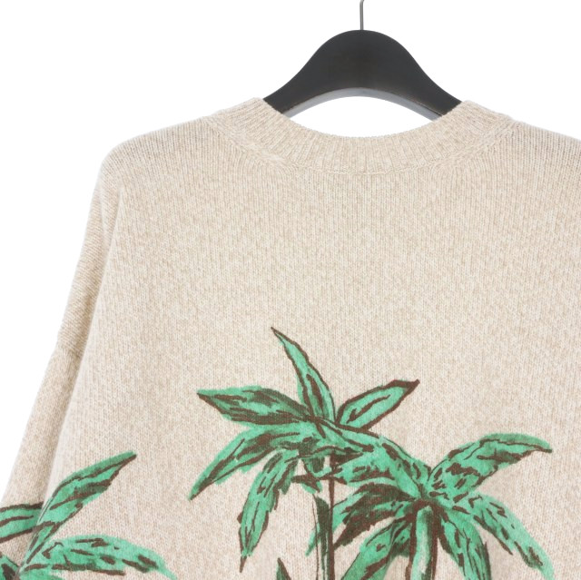 【中古】未使用品 パームエンジェルス PALM ANGELS 23AW PALMS ROW PRINTED SWEATER S PMHE054E23KNI0050455 国内正規 メンズ_2
