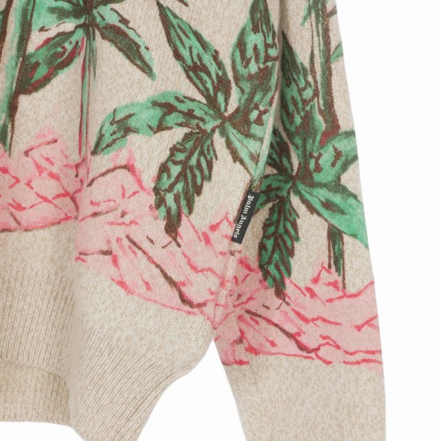 【中古】未使用品 パームエンジェルス PALM ANGELS 23AW PALMS ROW PRINTED SWEATER S PMHE054E23KNI0050455 国内正規 メンズ_3