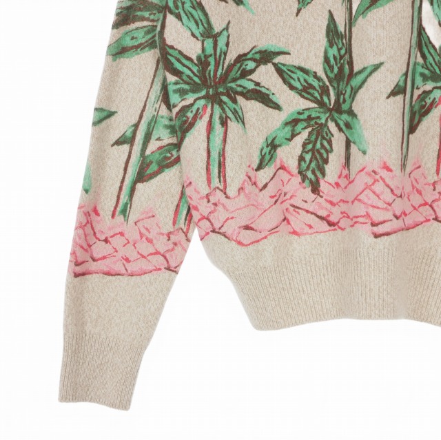【中古】未使用品 パームエンジェルス PALM ANGELS 23AW PALMS ROW PRINTED SWEATER S PMHE054E23KNI0050455 国内正規 メンズ_4