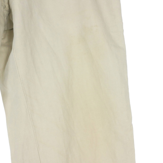 【中古】マルタンマルジェラ 10 Martin Margiela 10 12SS サイドジップリブパンツ 46 オフホワイト S30KA0264_4