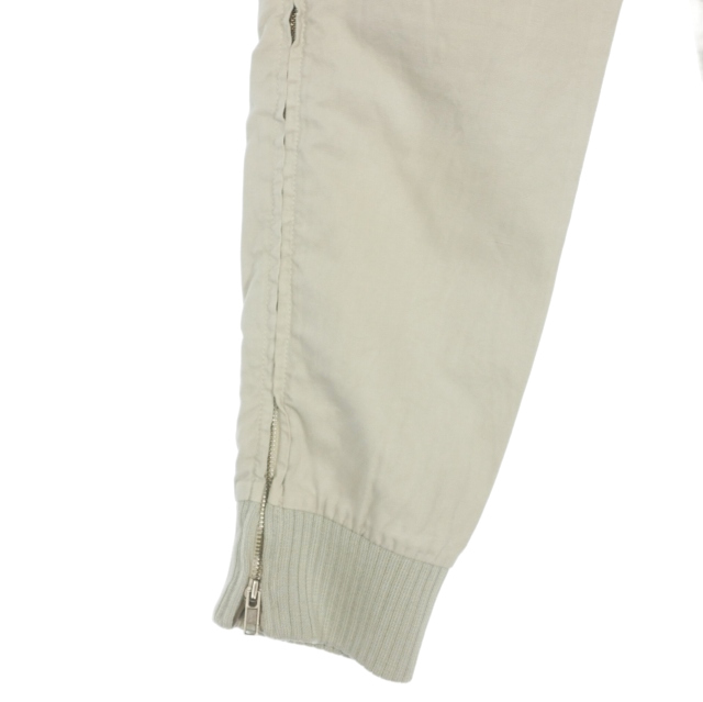 【中古】マルタンマルジェラ 10 Martin Margiela 10 12SS サイドジップリブパンツ 46 オフホワイト S30KA0264_5