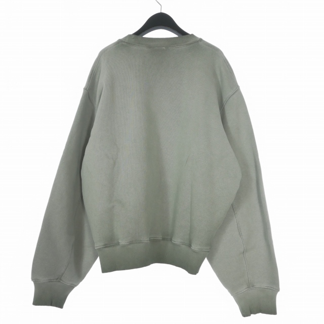 【中古】未使用品 ホープ HOPE 25AW ウォッシュ加工 スウェットシャツ トレーナー 44 グリーンフェード 57465136 メンズ_1