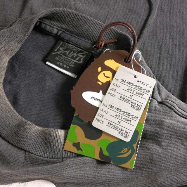 【中古】未使用品 セントマイケル SAINTMICHAEL × A BATHING APE 26SS BAPE_SS T-SHIRT/ALWAYS LOVE Tシャツ M_6