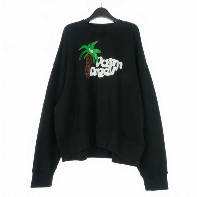 【中古】未使用品 パームエンジェルス 23SS SKETCHY CLASSIC CREWNECK クルーネックスウェット トレーナー 長袖 M