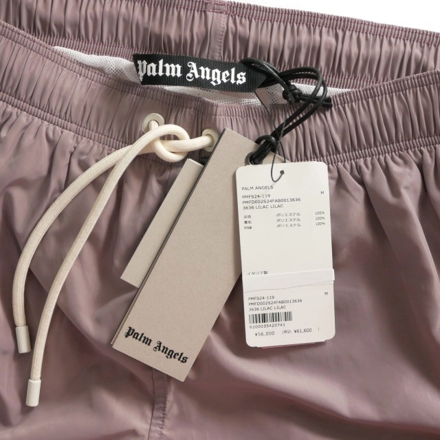 【中古】未使用品 パームエンジェルス PALM ANGELS 24SS Palm Angels Classic Logo Swim Shorts M 紫 PMFD002S24FAB0013636 メンズ_5