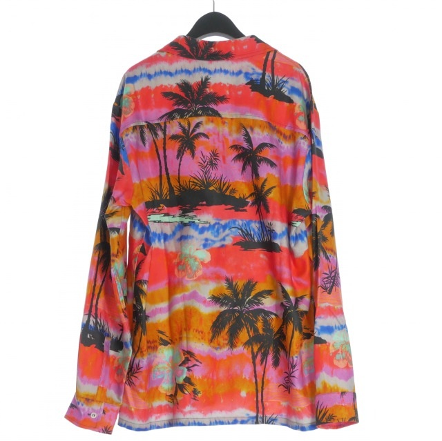 【中古】未使用品 パームエンジェルス PALM ANGELS 23AW Psychedelic Palms Shirt 46 マルチカラー PMGE022F23FAB0013284 メンズ_1