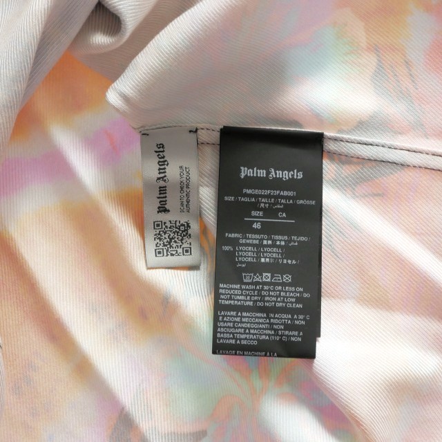 【中古】未使用品 パームエンジェルス PALM ANGELS 23AW Psychedelic Palms Shirt 46 マルチカラー PMGE022F23FAB0013284 メンズ_4