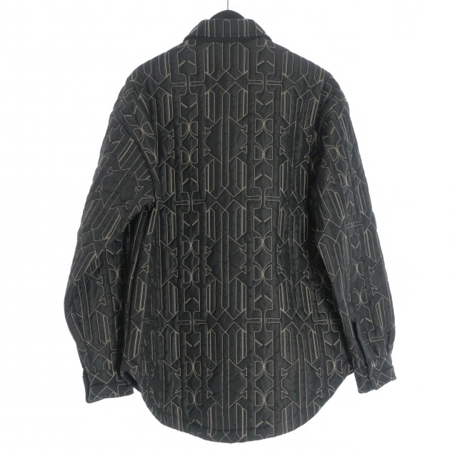 【中古】未使用品 パームエンジェルス PALM ANGELS 23AW All Monogram Quilted Nylon Jacket S ブラック PMEA251E23FAB0011103 メンズ_1