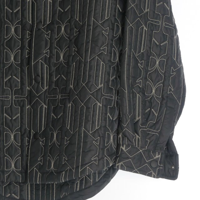 【中古】未使用品 パームエンジェルス PALM ANGELS 23AW All Monogram Quilted Nylon Jacket S ブラック PMEA251E23FAB0011103 メンズ_3