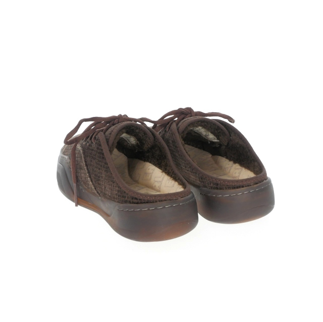 【中古】未使用品 イーアールエル ERL Camino コーデュロイ スニーカー 靴 US8/26cm MUD ブラウン 茶 ERL11SH07-1_2