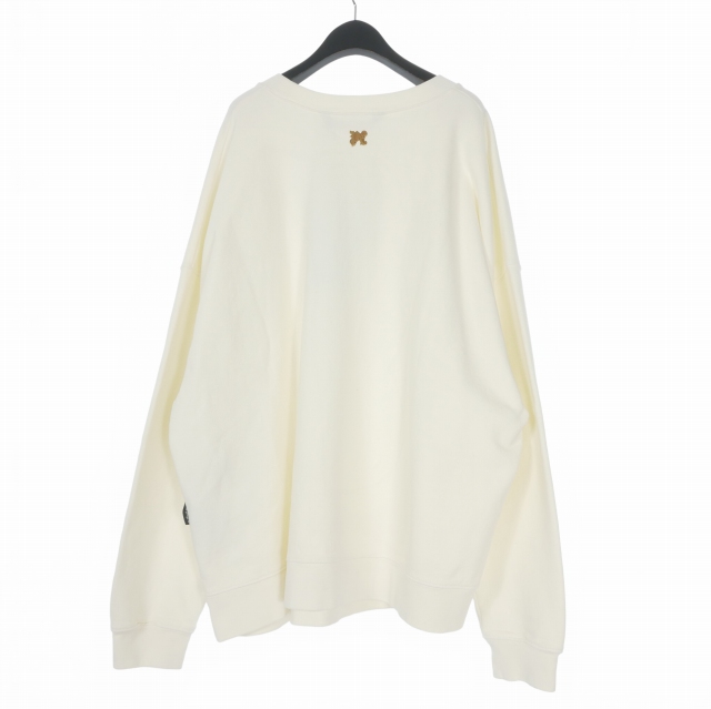 【中古】未使用品 パームエンジェルス PALM ANGELS 24SS BURNING MONOGRAM CREWNECK スウェット トレーナー_1