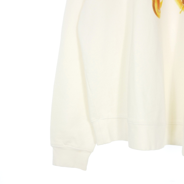 【中古】未使用品 パームエンジェルス PALM ANGELS 24SS BURNING MONOGRAM CREWNECK スウェット トレーナー_4