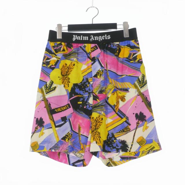 【中古】未使用品 パームエンジェルス PALM ANGELS 23SS MIAMI MIX EASY SHORTS ショーツ ショートパンツ L