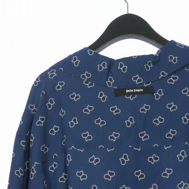 【中古】未使用品 パームエンジェルス PALM ANGELS 24SS Paisley Print Bowling Shirt ペイズリー シャツ_4