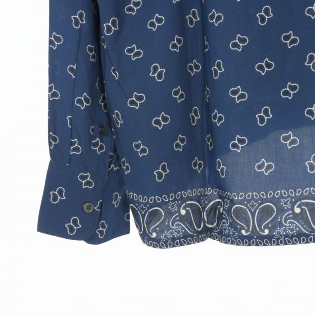 【中古】未使用品 パームエンジェルス PALM ANGELS 24SS Paisley Print Bowling Shirt ペイズリー シャツ_5