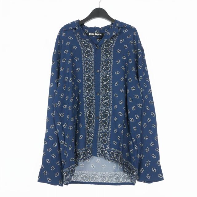 【中古】未使用品 パームエンジェルス PALM ANGELS 24SS Paisley Print Bowling Shirt ペイズリー シャツ