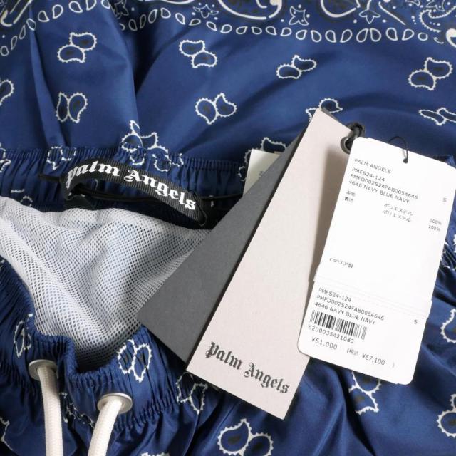 【中古】未使用品 パームエンジェルス PALM ANGELS 24SS PAISLEY SWIMSHORT ペイズリースイムショーツ ショートパンツ_6