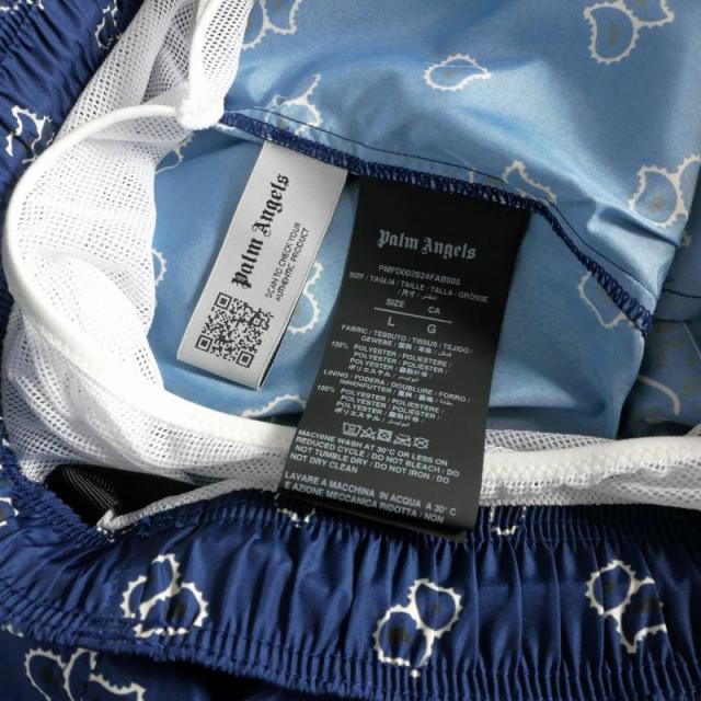 【中古】未使用品 パームエンジェルス PALM ANGELS 24SS PAISLEY SWIMSHORT ペイズリースイムショーツ ショートパンツ_7