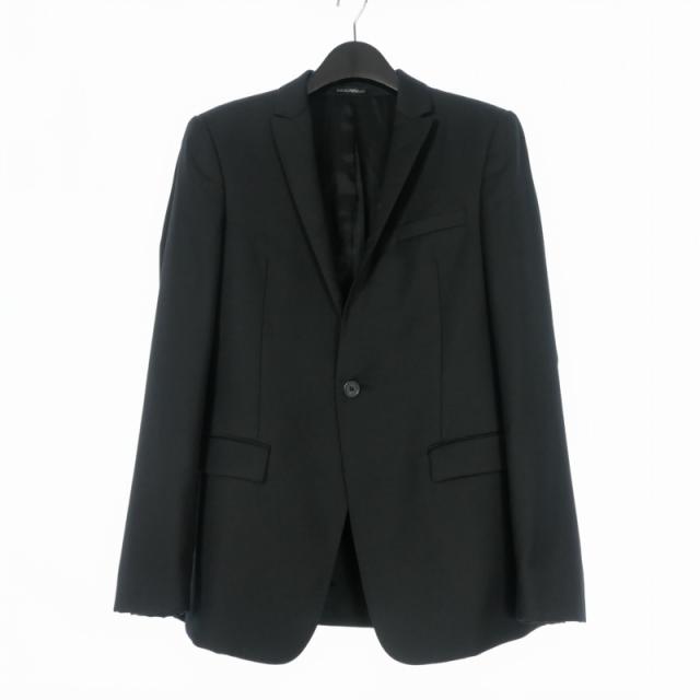【中古】エンポリオアルマーニ EMPORIO ARMANI セットアップ スーツ 上下 シングルブレストジャケット 44 ブラック_2