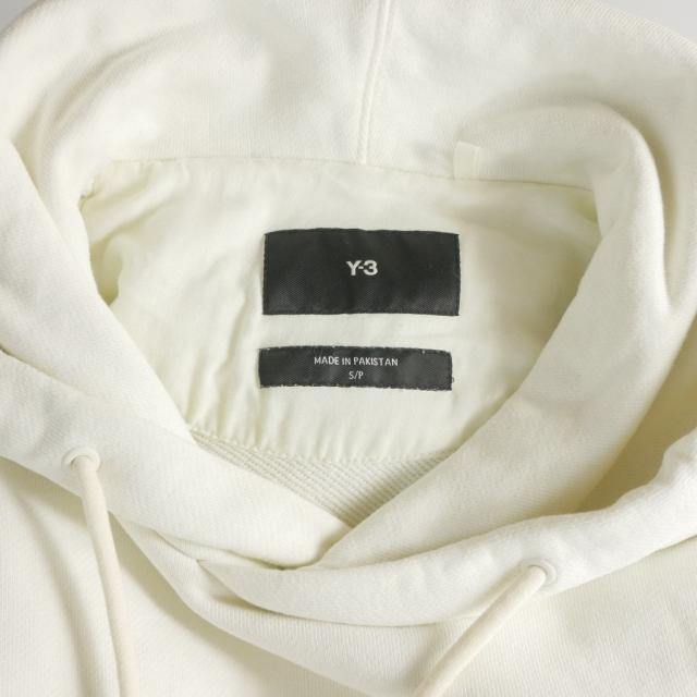 【中古】ワイスリー Y-3 ヨウジヤマモト GFX HOODIE ロゴ スウェットフーディ パーカー S 白 ホワイト IT7524 メンズ_4