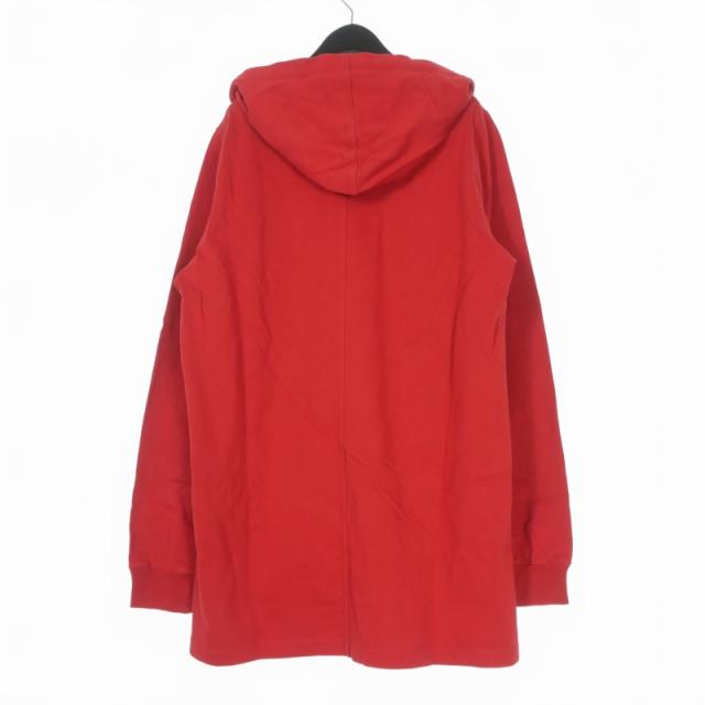 【中古】リックオウエンス Rick Owens 19AW HEAVY JERSEY HOODIE フーディ パーカー 長袖 S CARDINAL RED レッド_1
