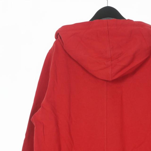 【中古】リックオウエンス Rick Owens 19AW HEAVY JERSEY HOODIE フーディ パーカー 長袖 S CARDINAL RED レッド_4