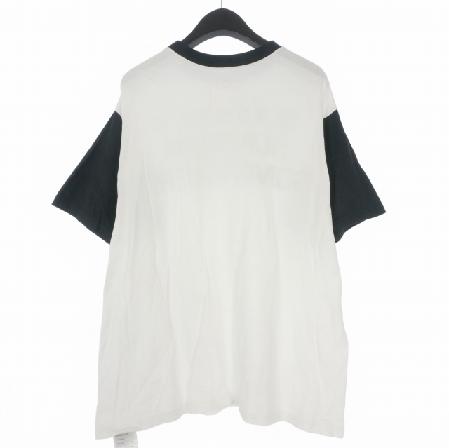 【中古】マディソンブルー MADISONBLUE バイカラーT 半袖 Ｔシャツ カットソー 01（S）ホワイト 白 MB211-7005_1