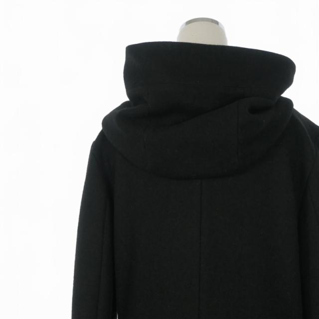 【中古】リミフゥ LIMI feu ヨウジヤマモト フーデッド ウールコート ジャケット 長袖 S ブラック 黒 TQ-C91-104_5