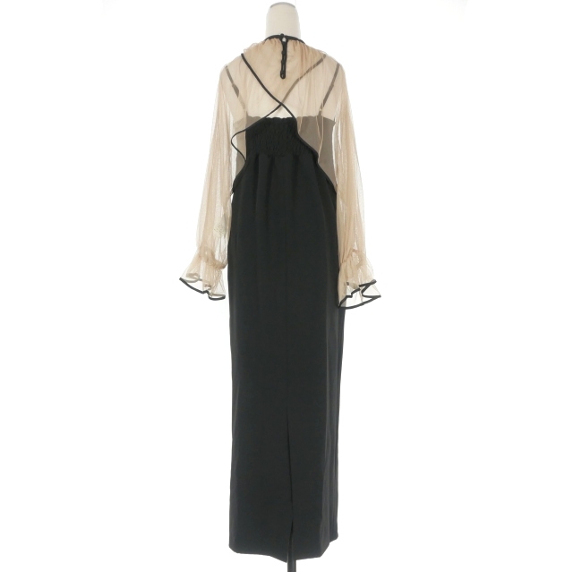 【中古】未使用品 アメリヴィンテージ Ameri VINTAGE MANY WAY AIRY VEIL DRESS オケージョンドレス M ブラック 02210530882 レディース