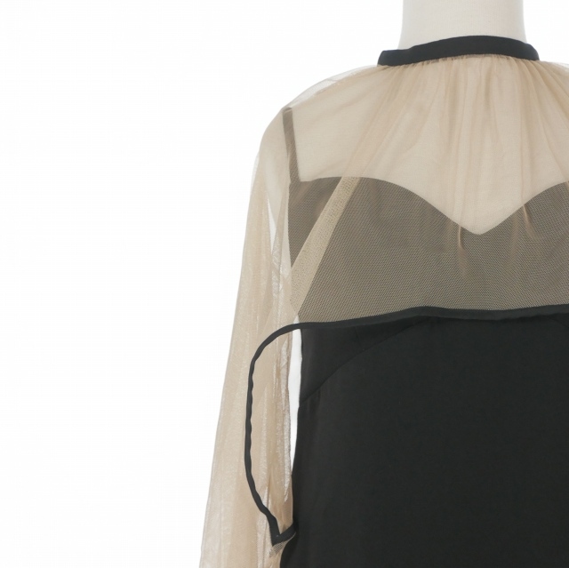 【中古】未使用品 アメリヴィンテージ Ameri VINTAGE MANY WAY AIRY VEIL DRESS オケージョンドレス M ブラック 02210530882 レディース