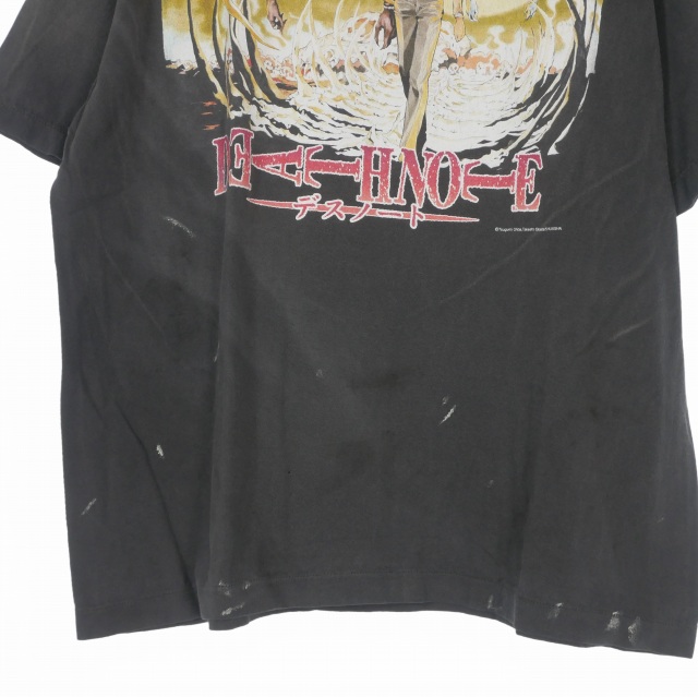 【中古】未使用品 セントマイケル DN_SS T-SHIRT DETH NOTE Tシャツ カットソー 半袖 L ブラック 黒 SM-MK8-0000-C78_3