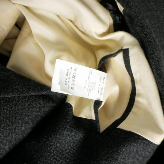 【中古】エムエーエスユー MASU 22AW NIBBLED BLAZER ダブルテーラードジャケット ブレザー ヘリンボーン 長袖 46_8