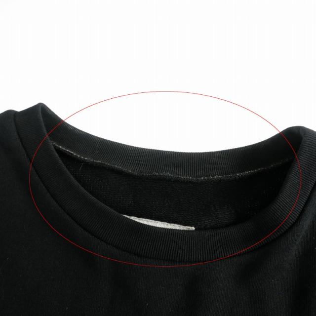 【中古】エムエムシックス メゾンマルジェラ 16SS スウェットワンピース ドレス 半袖 S ブラック S32CT0763 国内正規_5