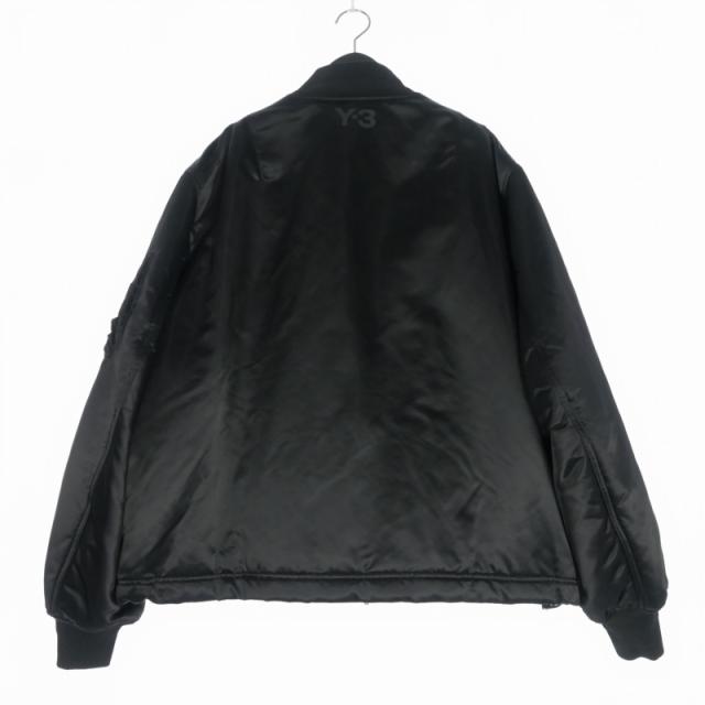 【中古】ワイスリー Y-3 CLASSIC BOMBER JACKET ジャンパー ブルゾン 長袖 裾リブ XL ブラック 黒 HP1344 メンズ_1