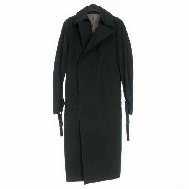【中古】バジュラ bajra ロングコート ジャケット 長袖 2 ブラック 黒 127BC01 レディース