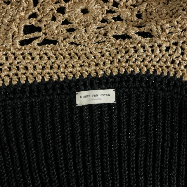 【中古】ドリスヴァンノッテン DRIES VAN NOTEN 切替ニット セーター カーディガン M マルチカラー レディース_3