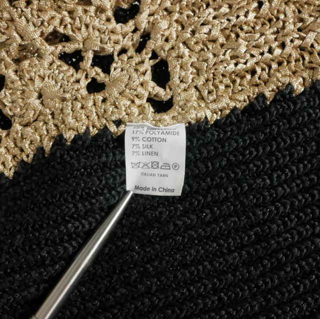 【中古】ドリスヴァンノッテン DRIES VAN NOTEN 切替ニット セーター カーディガン M マルチカラー レディース_4