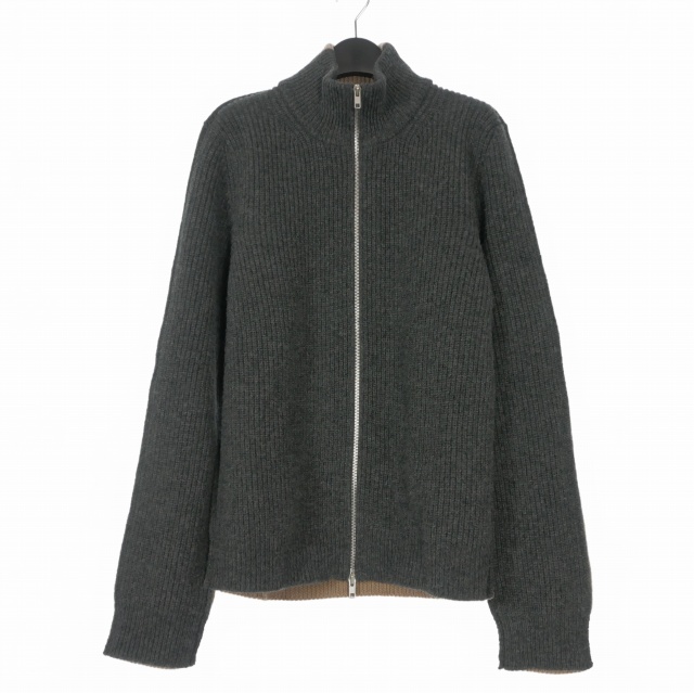 【中古】メゾンマルジェラ Maison Margiela 20AW SWITCH ZIP CARDIGAN ドライバーズニット セーター 長袖 S