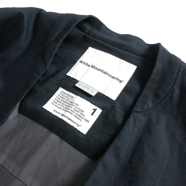 【中古】ホワイトマウンテニアリング White Mountaineering 21SS GORE-TEX ゴアテックス ノーカラージャケット 1_5