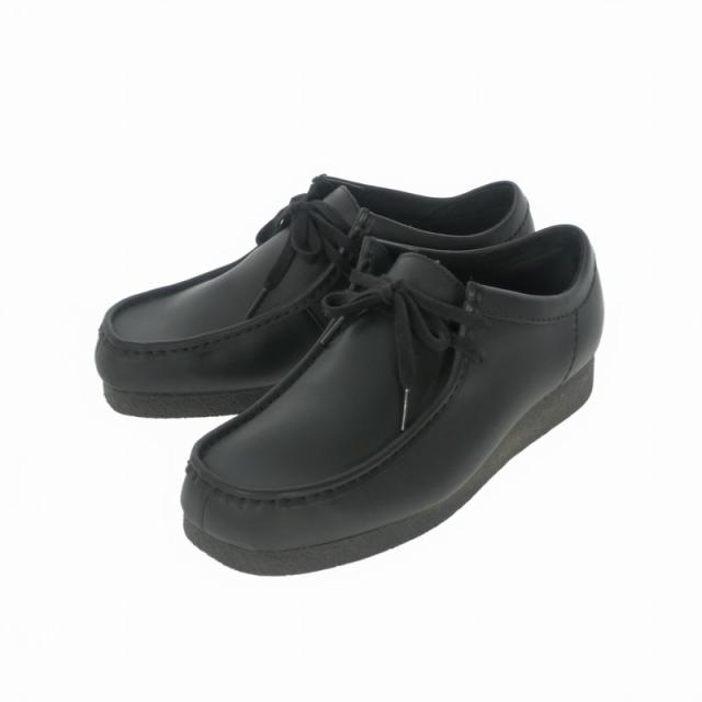【中古】クラークス Wallabee EVO WP ワラビーエヴォウォータープルーフ レザー カジュアルシューズ 靴 UK7/25.5cm